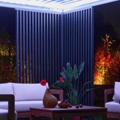Vertikale Lamellenwand 130cm für Pergola Triomphe