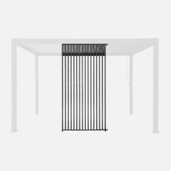 Vertikale Lamellenwand 130cm für Pergola Triomphe