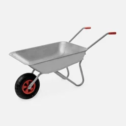 Verzinkte Stahl-Schubkarre 1 Rad 80L