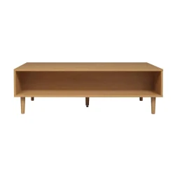 Vintage-Couchtisch in Holzoptik mit 1 Schublade