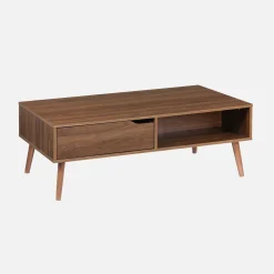 Vintage Couchtisch Nussbaumdekor