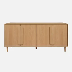 Vintage-Sideboard im Holzlook mit 4 Türen, 160 cm