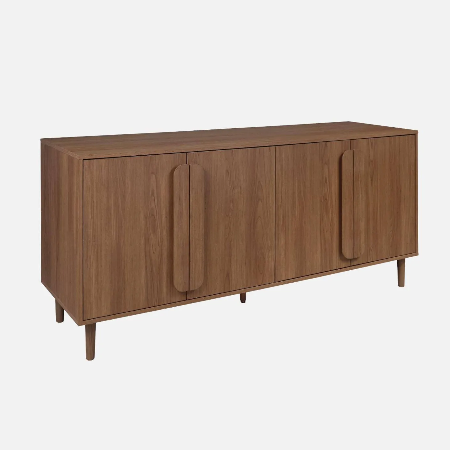 Vintage-Sideboard im Holzlook mit 4 Türen, 160 cm