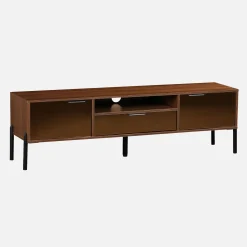 Vintage-TV-Möbel nussbaumfarben L 151,5 cm