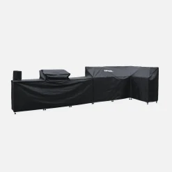 Vollständige Außenküche 7 Elemente + Gasgrill + Schutzhülle