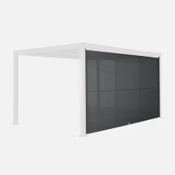 Vordach 4m für Pergola Palace Aluminium und Textilene