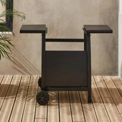 Wagen für Plancha 2 Brenner