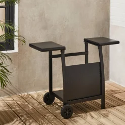 Wagen für Plancha 2 Brenner