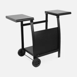 Wagen für Plancha 2 Brenner