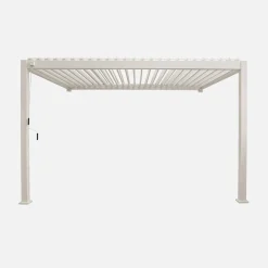 Wand Pergola mit Lamellendach 3x4m Triomphe