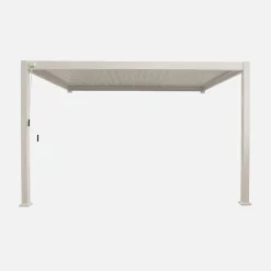 Wand Pergola mit Lamellendach 3x4m Triomphe