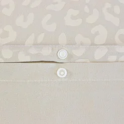 Wendebettwäsche-Set aus Polyester für 2 Personen mit Leopardenmuster